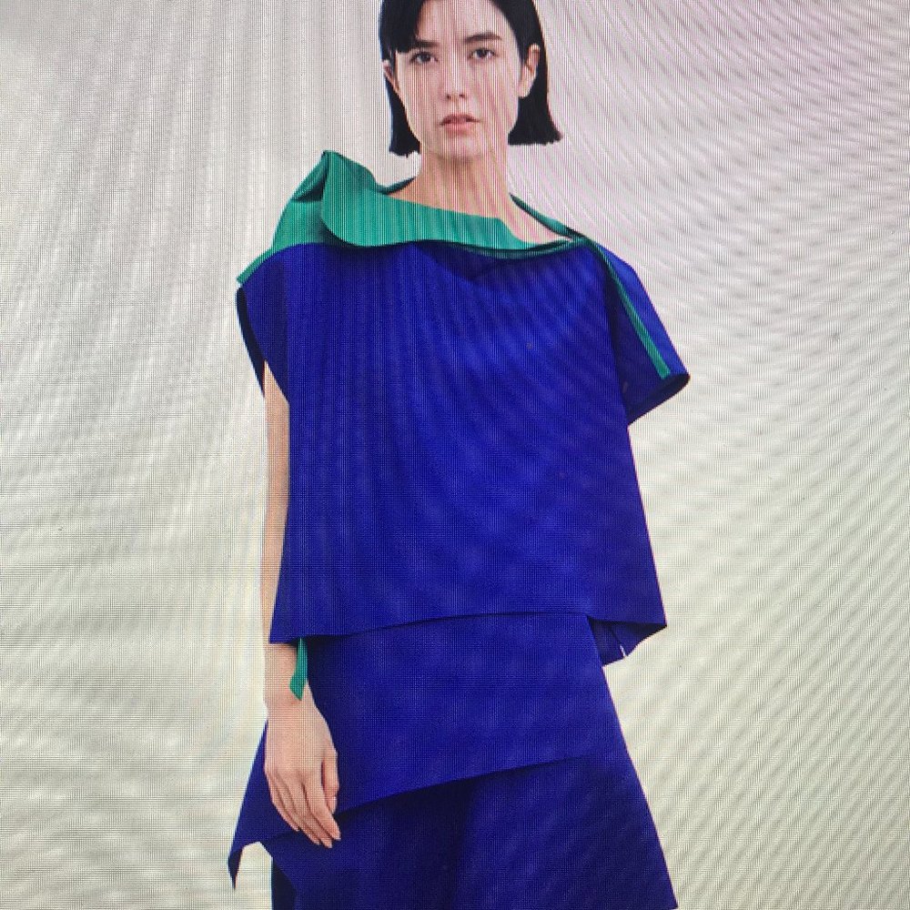 Issey Miyake 132 5. origami 2 pc. folding dress JP3,USM